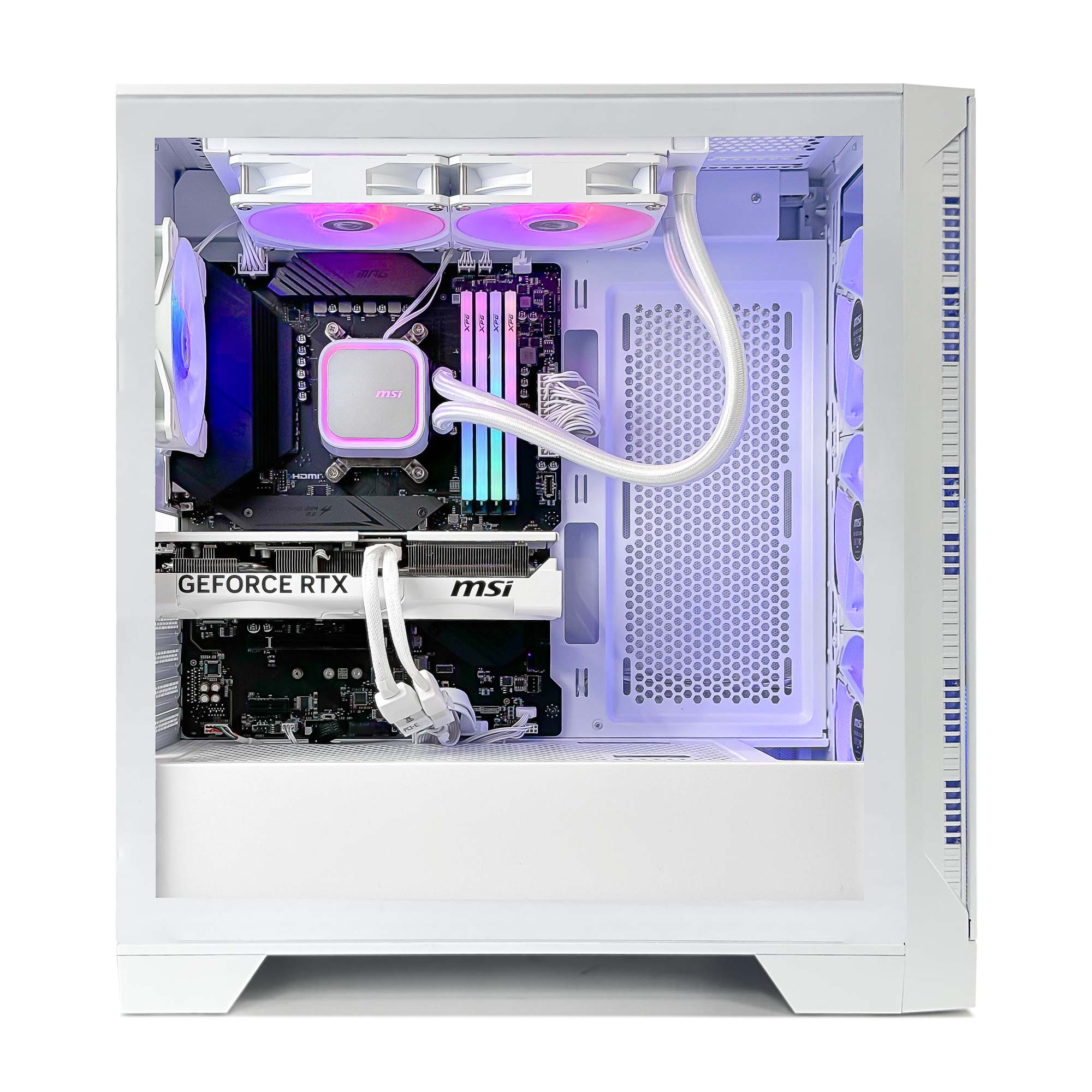 PC Gamer Blanc ICEFALL - AMD Radeon RX 9070 XT 16 Go