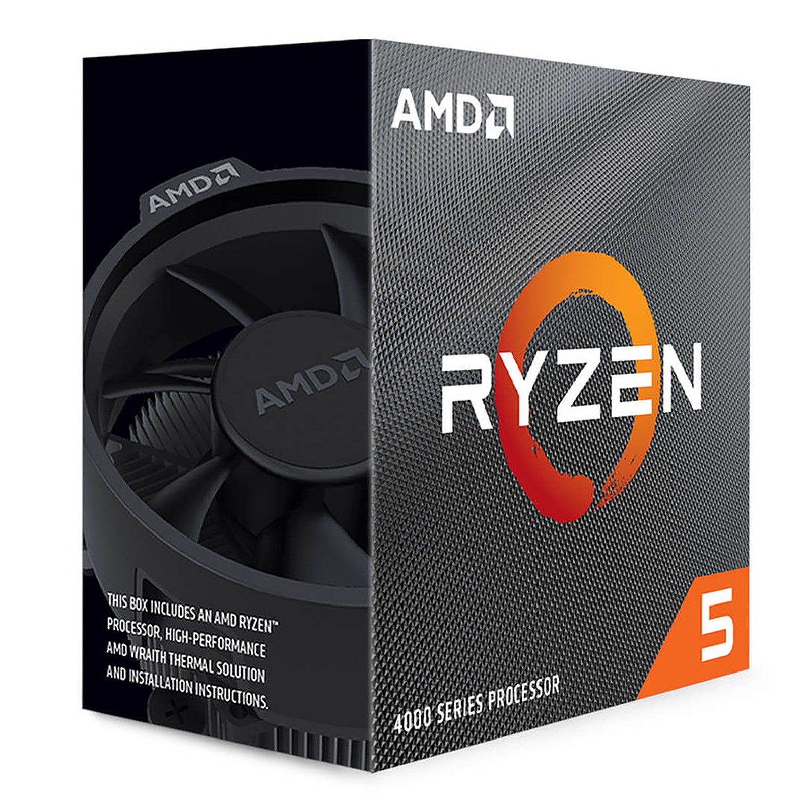 Processeur AMD Ryzen 5 4500 Wraith Stealth 3.6GHz 4.1GHz Puce Multicoeur