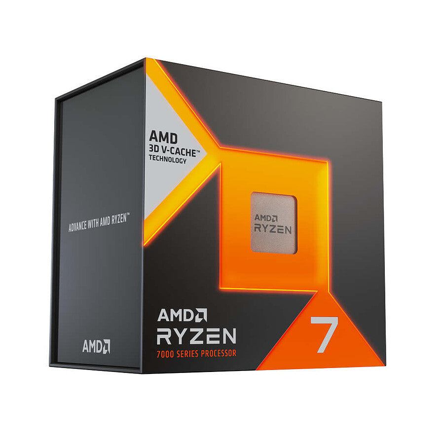 Processeur AMD Ryzen 7 7800X3D 4.2GHz 5.0GHz Haute Performance