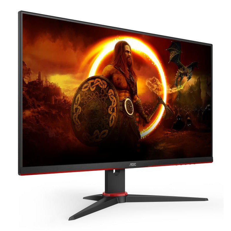 Écran Gaming AOC 24 Pouces 24G2SPAE FHD 165 Hz 1 ms Noir Rouge