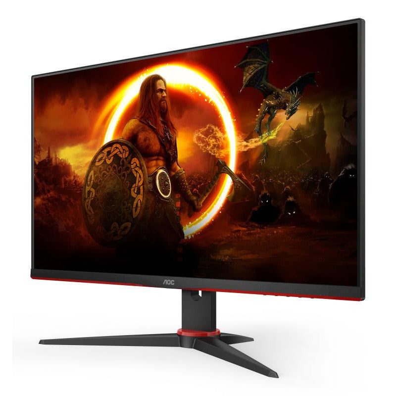 Écran Gaming AOC 24 Pouces 24G2SPAE FHD 165 Hz 1 ms Noir Rouge