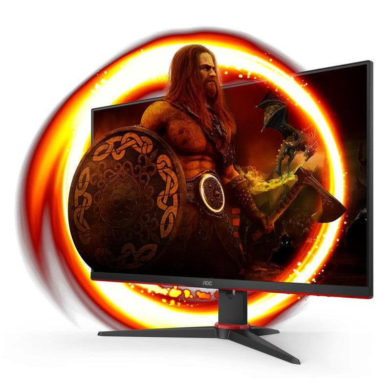 Écran Gaming AOC 24 Pouces 24G2SPAE FHD 165 Hz 1 ms Noir Rouge