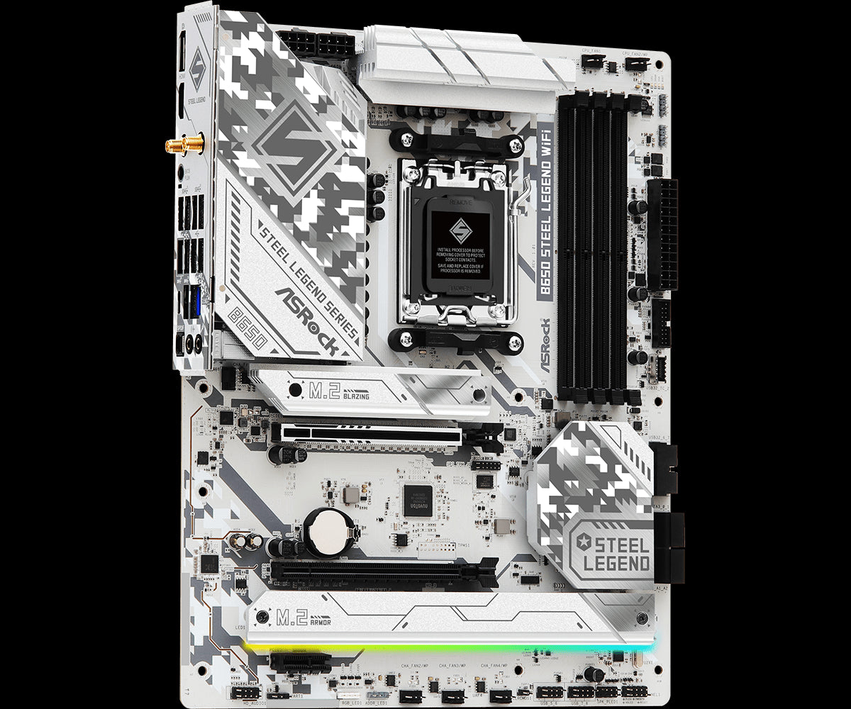 Carte Mère ASRock B650 Steel Legend WIFI Haute Performance pour Gamers et Professionnels