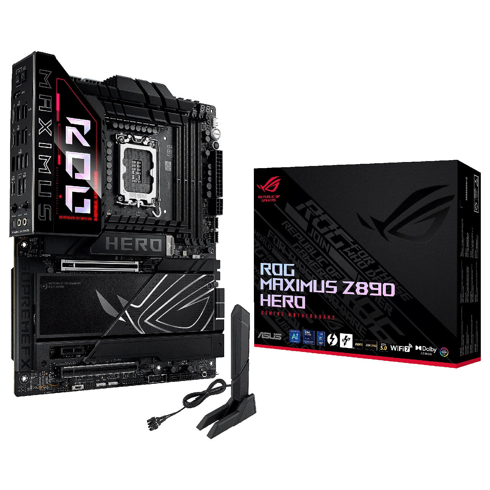 Carte Mère ASUS ROG Maximus Z890 Hero Hautes Performances pour Gaming et Overclocking