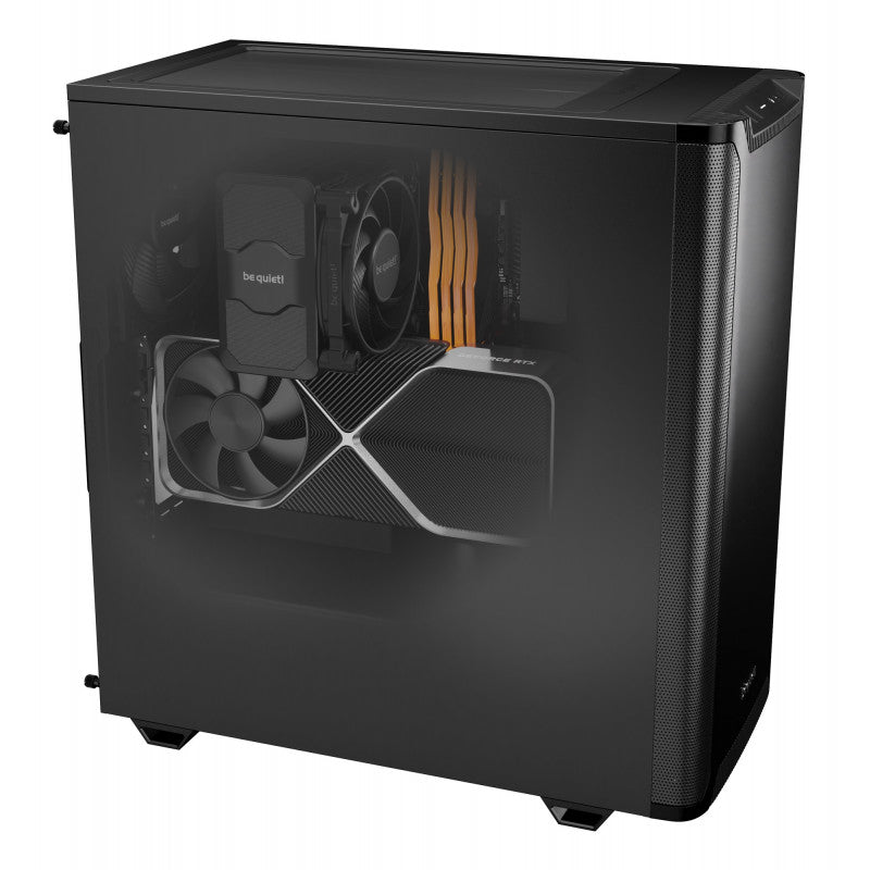 Be Quiet PURE BASE 501 Noir Boîtier PC Minimaliste et Silencieux