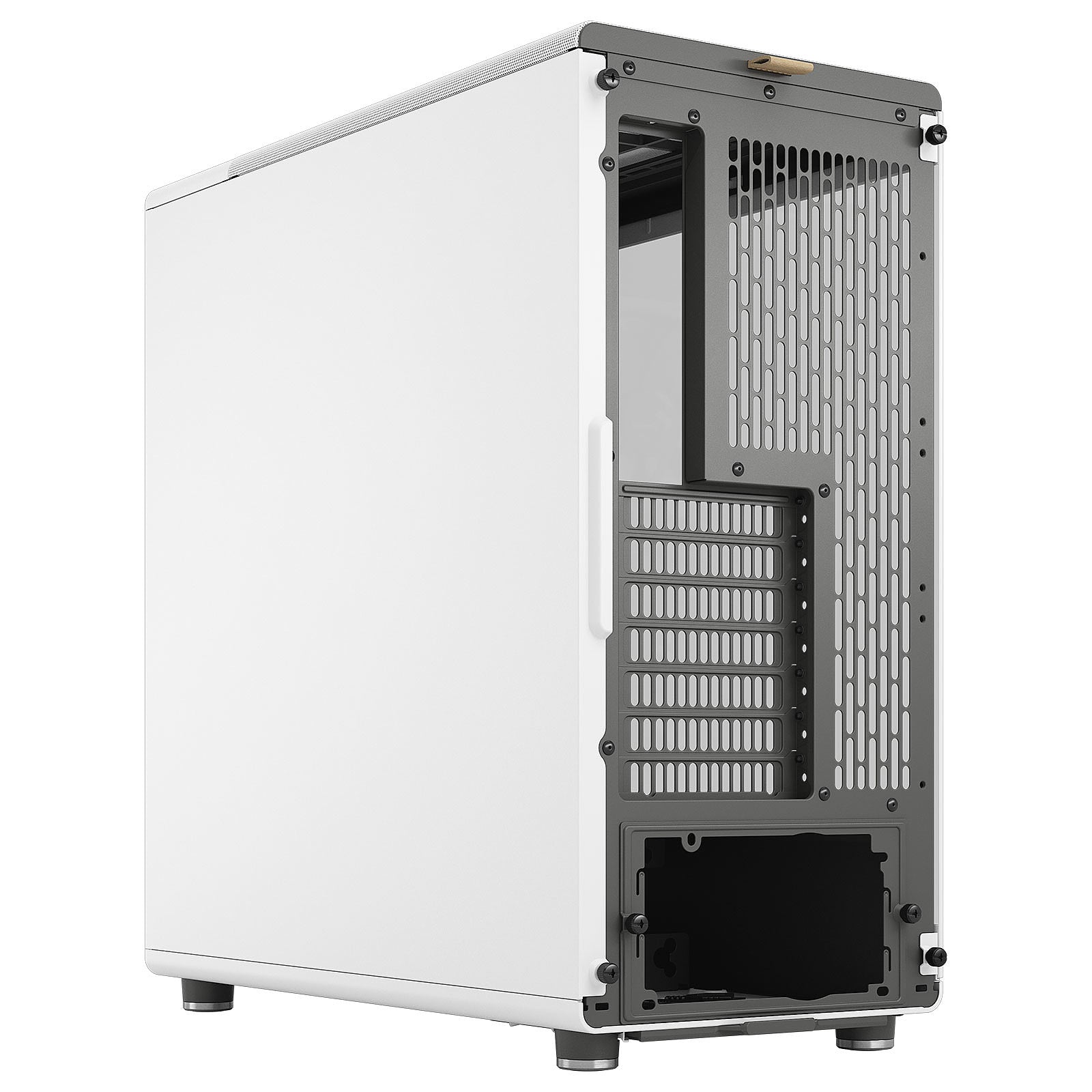 Fractal Design North Chalk TG Clear Blanc