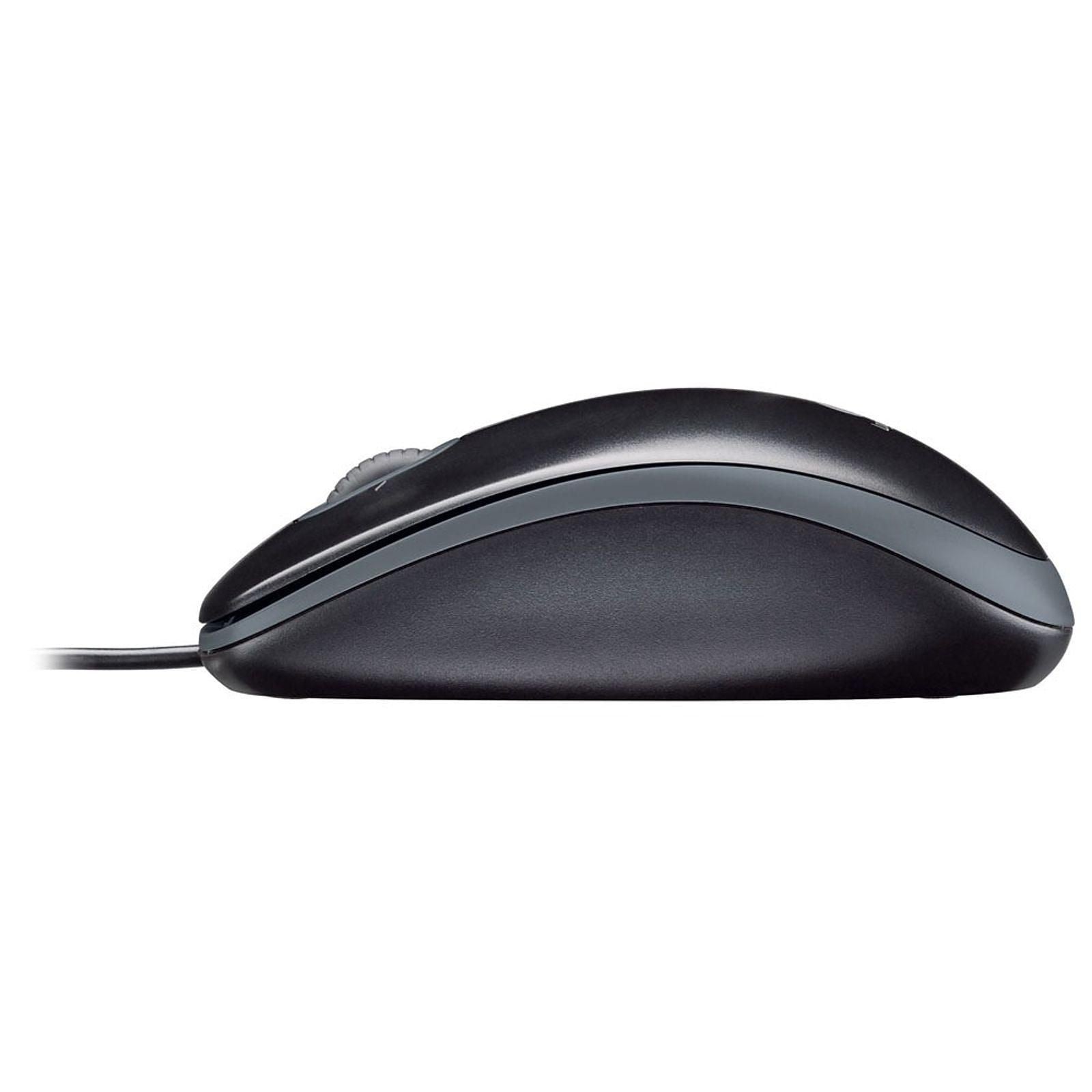 Clavier Souris Logitech MK120 Filaire Noir Ultra Confort et Fiabilité