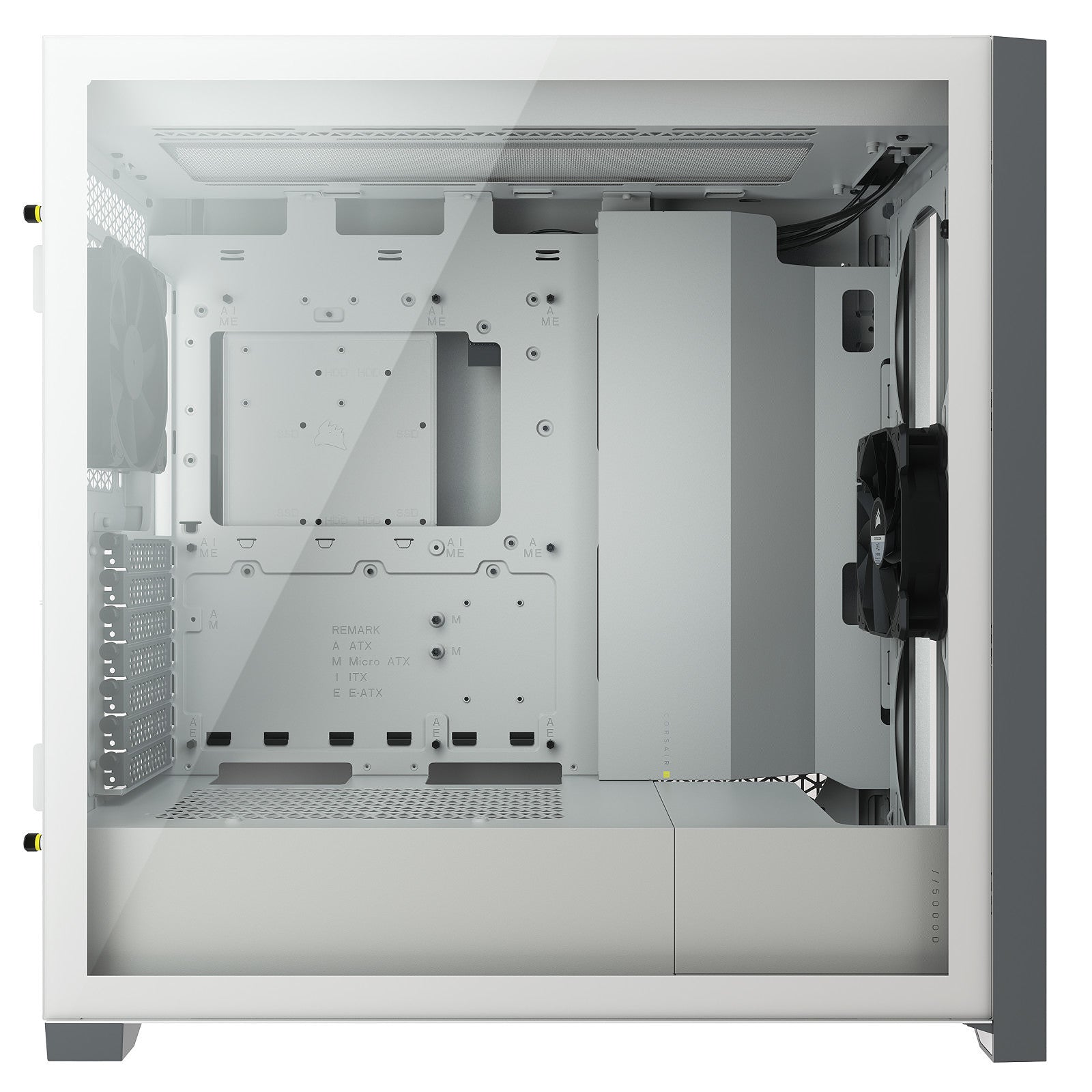 Corsair 5000D TG Blanc Boîtier PC Cases High Performance et Design Élégant