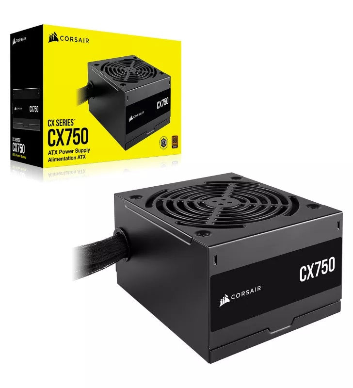 Alimentation Corsair CX750 80PLUS Bronze Puissance 750W Fiable et Efficace