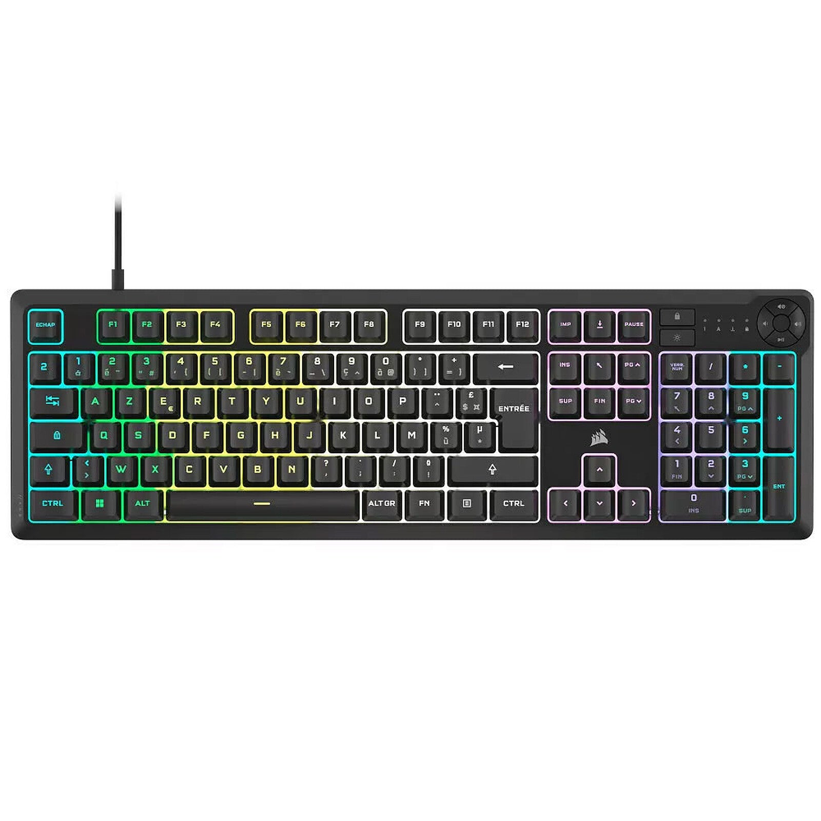 Clavier Gaming Corsair K55 Core RGB avec Rétroéclairage RGB
