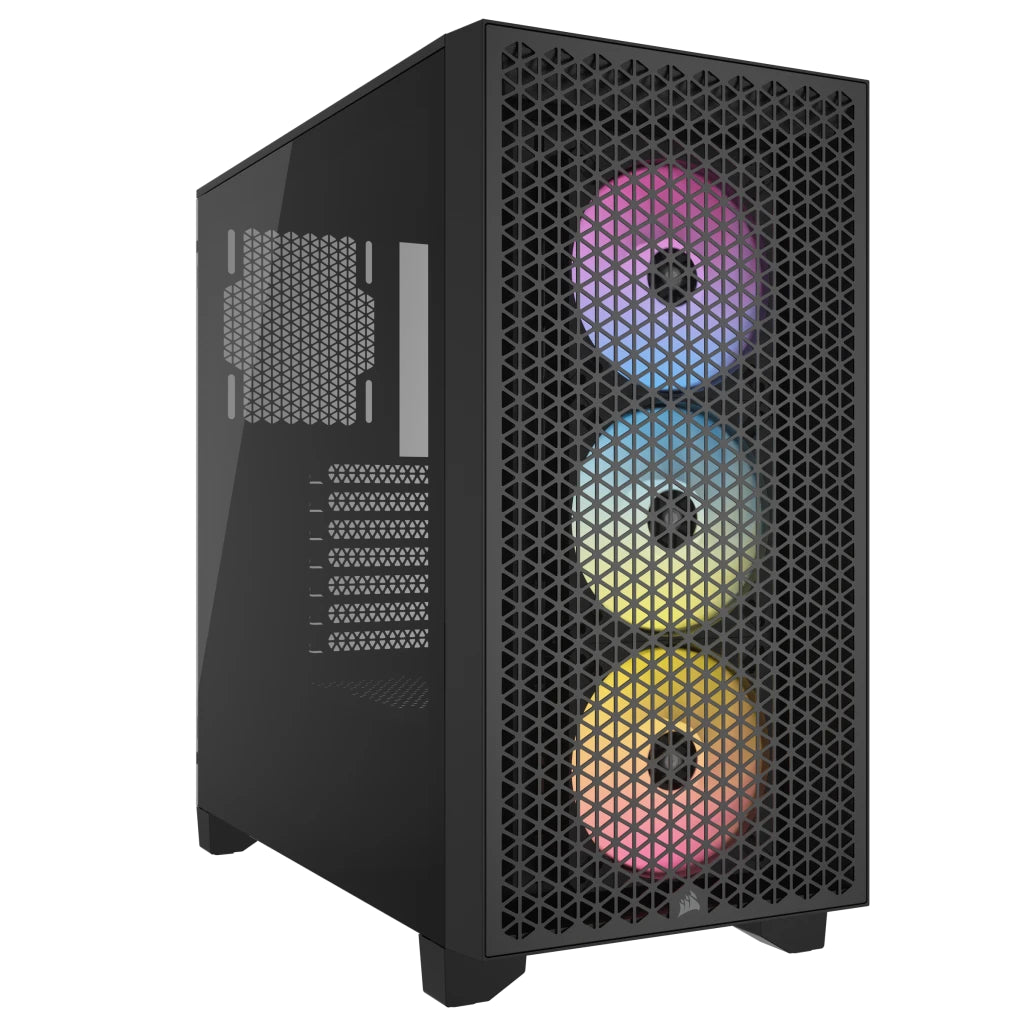 Corsair iCUE 3000D RGB Airflow Noir Boîtier PC avec Éclairage RGB