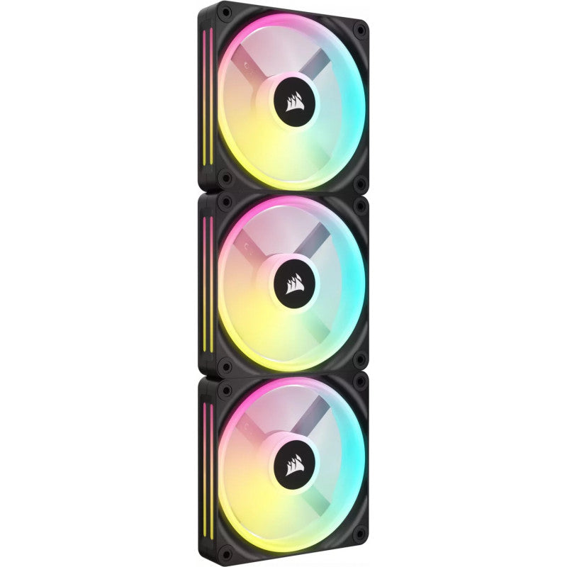 Corsair iCUE Link QX120 Kit de Démarrage RGB Pack de 3 Noir