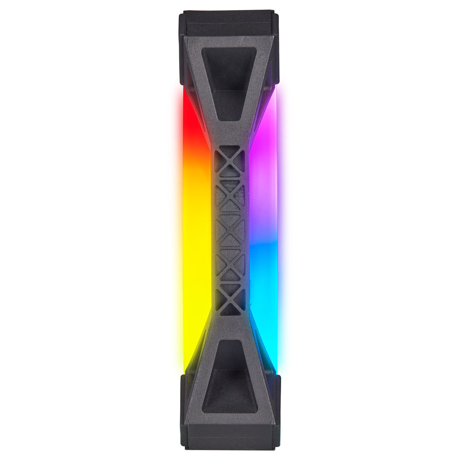 Corsair QL120 RGB Pack de 3 Noir Ventilateurs LED Rouge