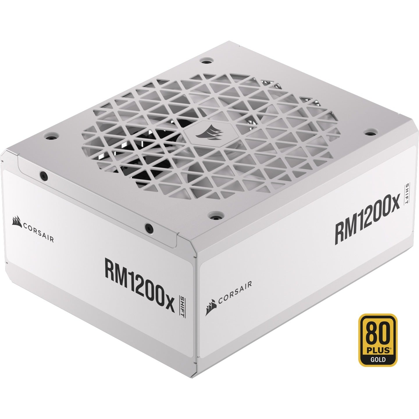 Corsair RM1200x Shift PCIe5.0 1200W 80 Plus Gold Blanc