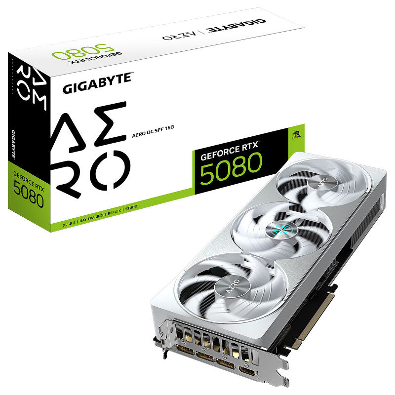 Gigabyte GeForce RTX 5080 AERO OC SFF 16G Carte Graphique Puissante