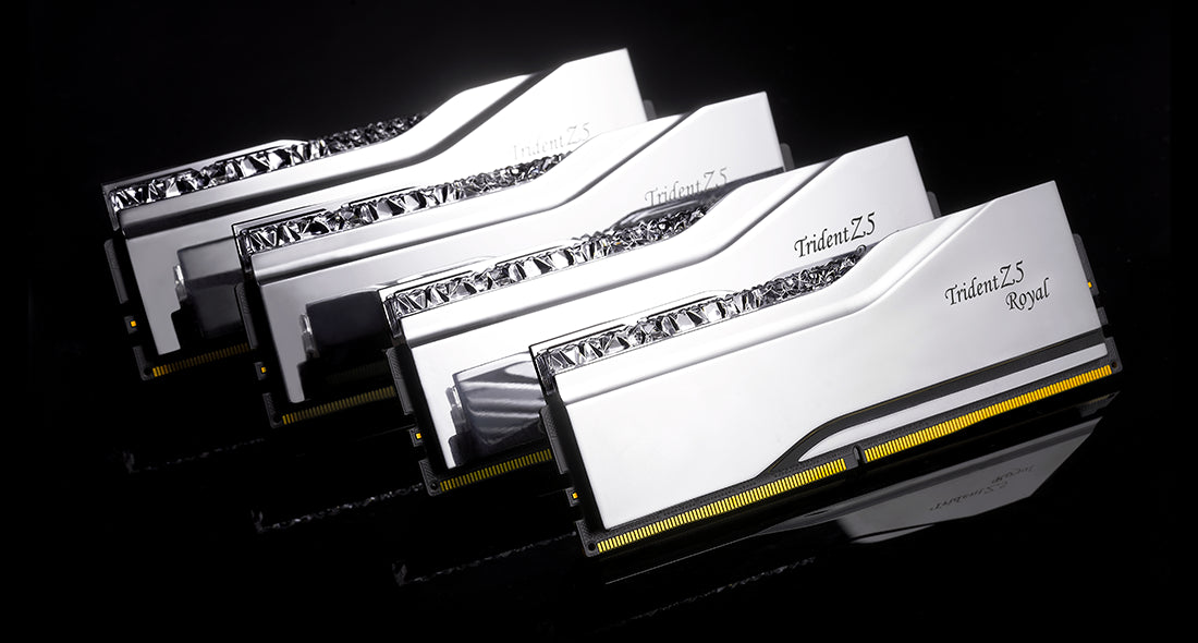 G Skill Trident Z5 Royal RGB DDR5 2x32Go 6400C32 Silver
