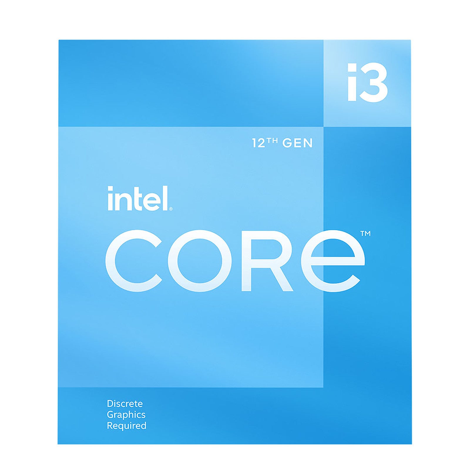 Processeur Intel Core I3 12100F 3.3GHz 4.3GHz Puce de Bureau à Haute Performance