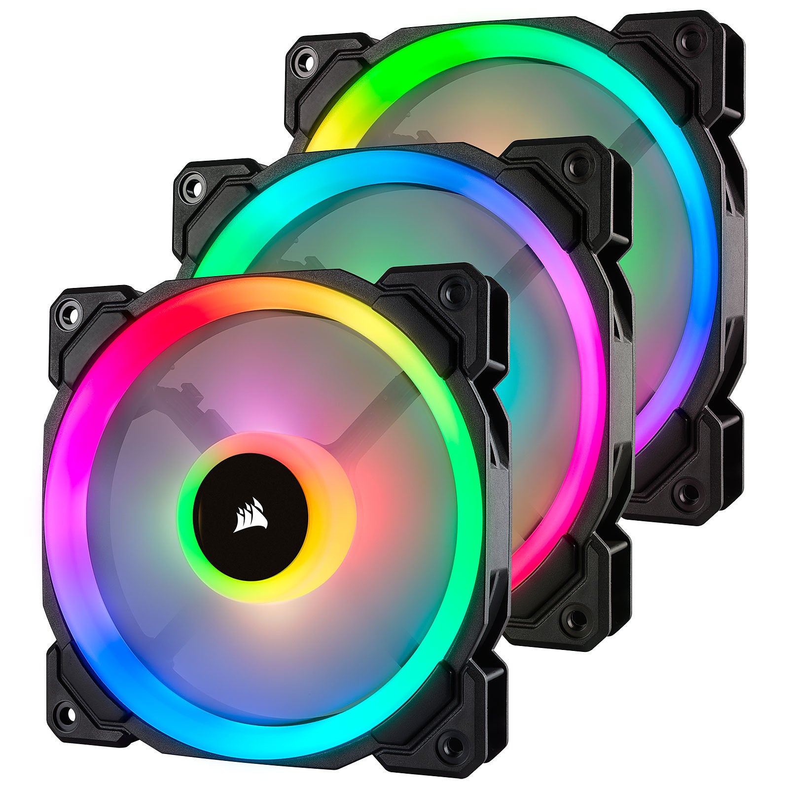Corsair 4000D Airflow Noir Avec RM850 Et Quatre Ventilateurs LL120 RGB