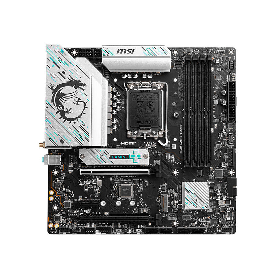 Carte Mère MSI B760M Gaming Plus WiFi Améliorée pour Jeux et Performance