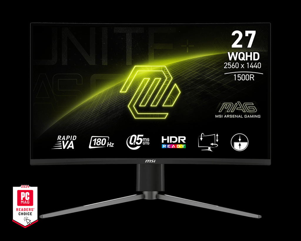 Moniteur MSI MAG 27CQ6PF QHD 180Hz