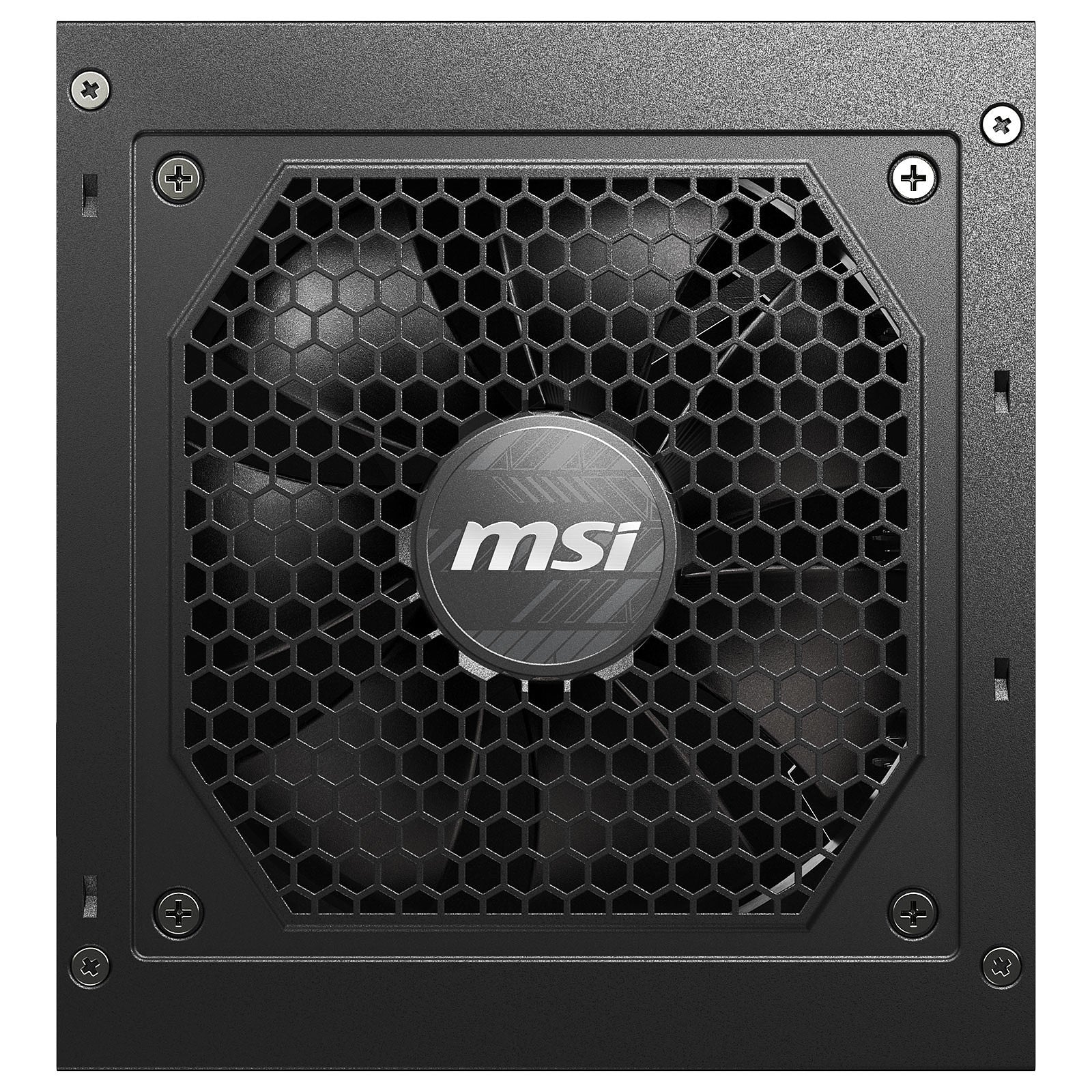 Alimentation MSI MAG A750GL 80Plus Gold Puissance 750W Haute Efficacité