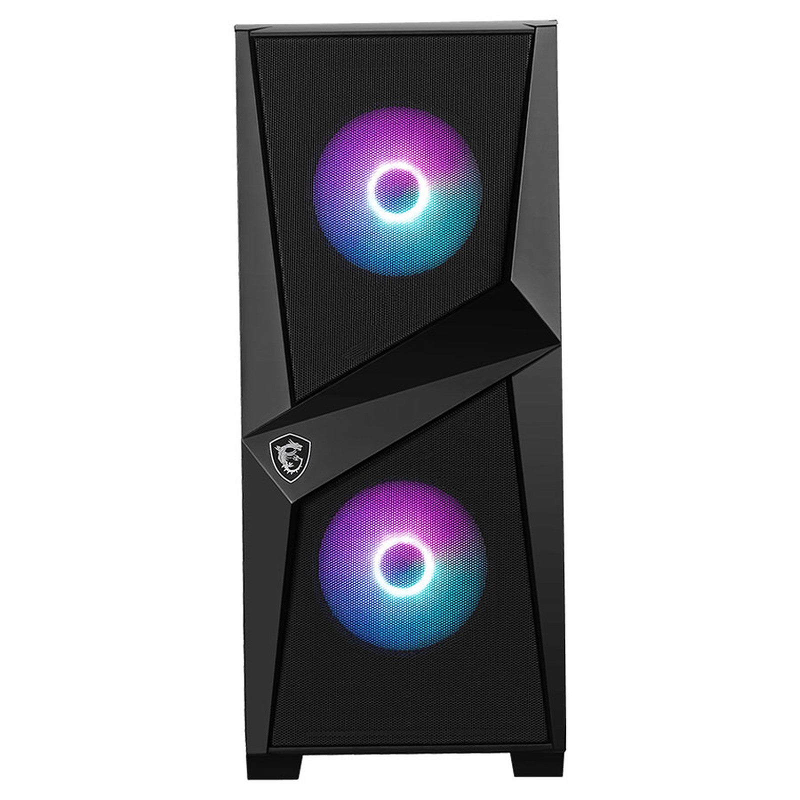 Boîtier PC MSI MAG Forge 100R ARGB Noir Haute Performance et Design Moderne