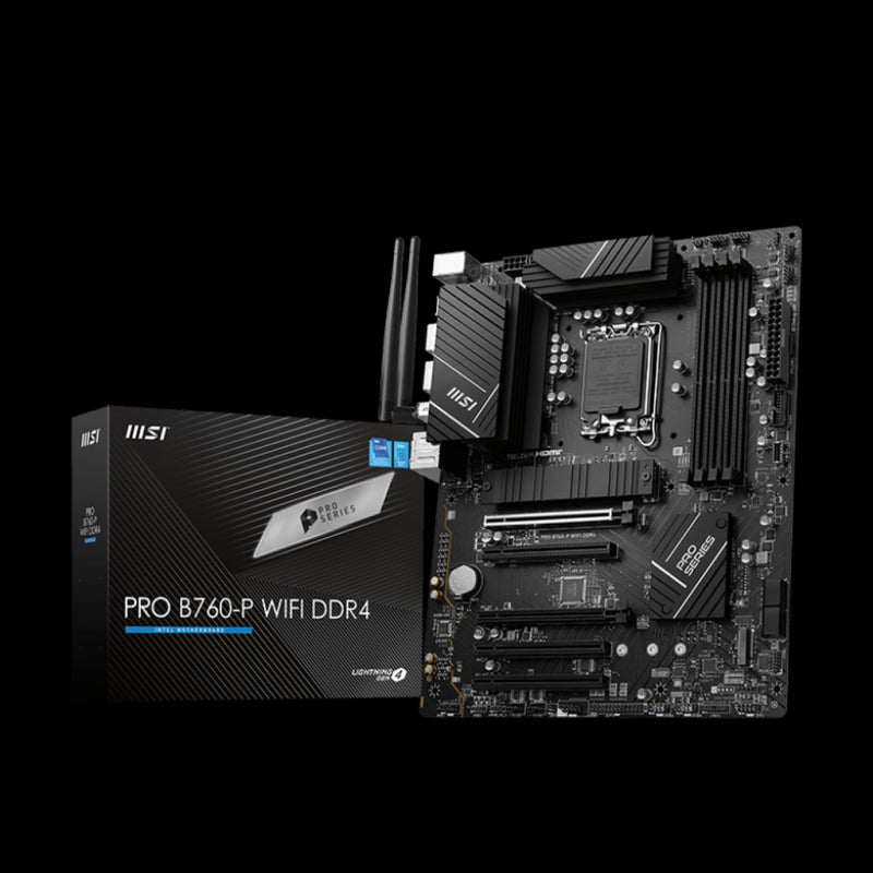 Carte Mère MSI PRO B760-P WIFI DDR4 avec Wi Fi Intégré