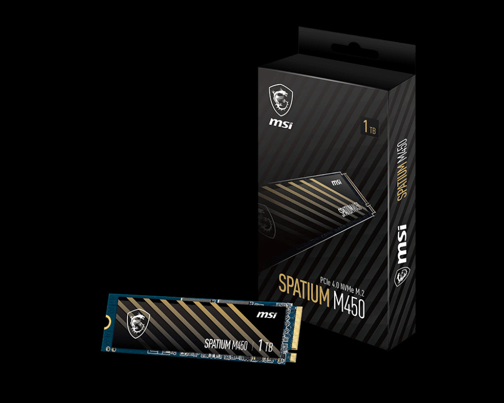 MSI Spatium M450 1To NVMe PCIe 4.0 Disque SSD Ultra Rapide