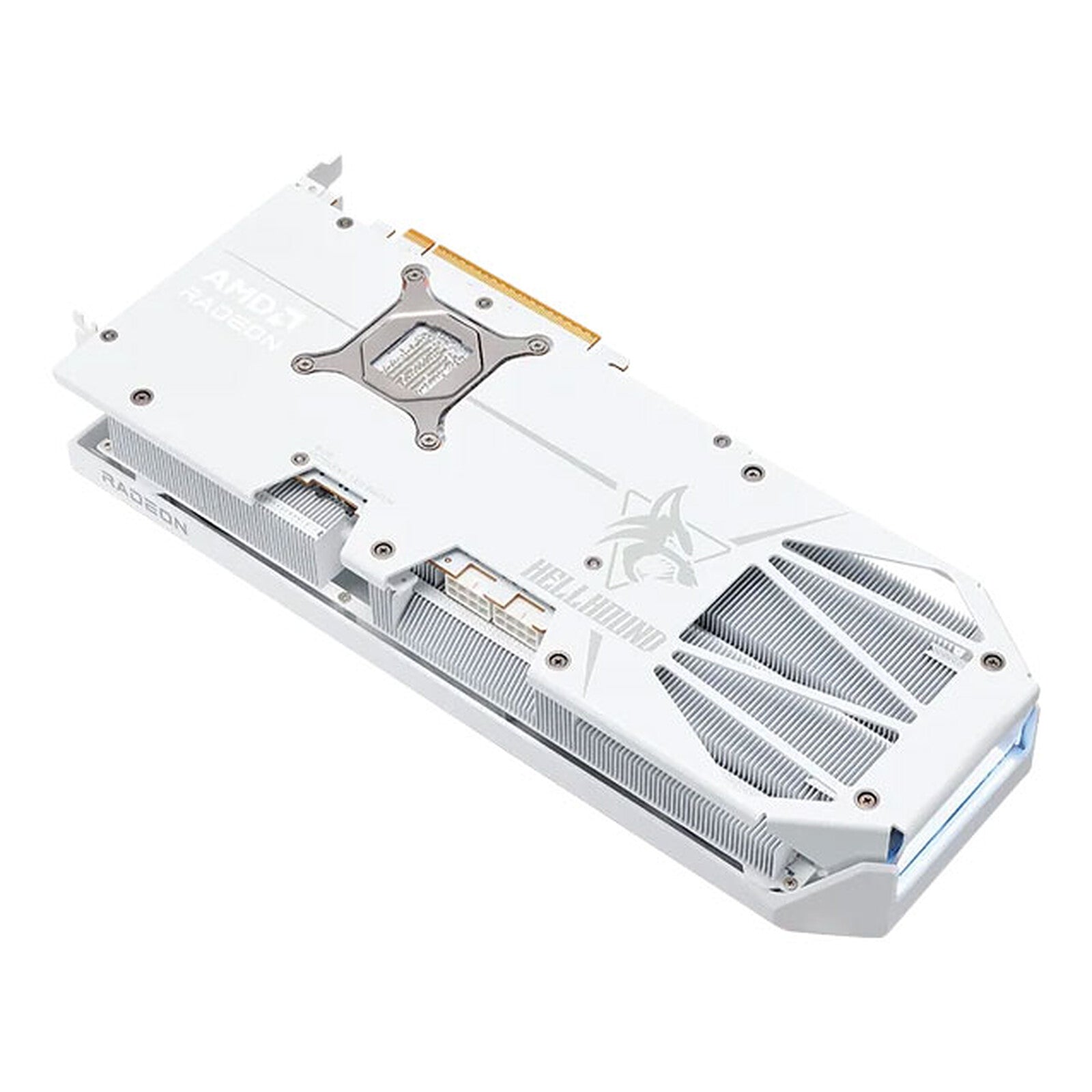 PowerColor Hellhound Spectral White AMD Radeon RX 9070 XT 16 Go