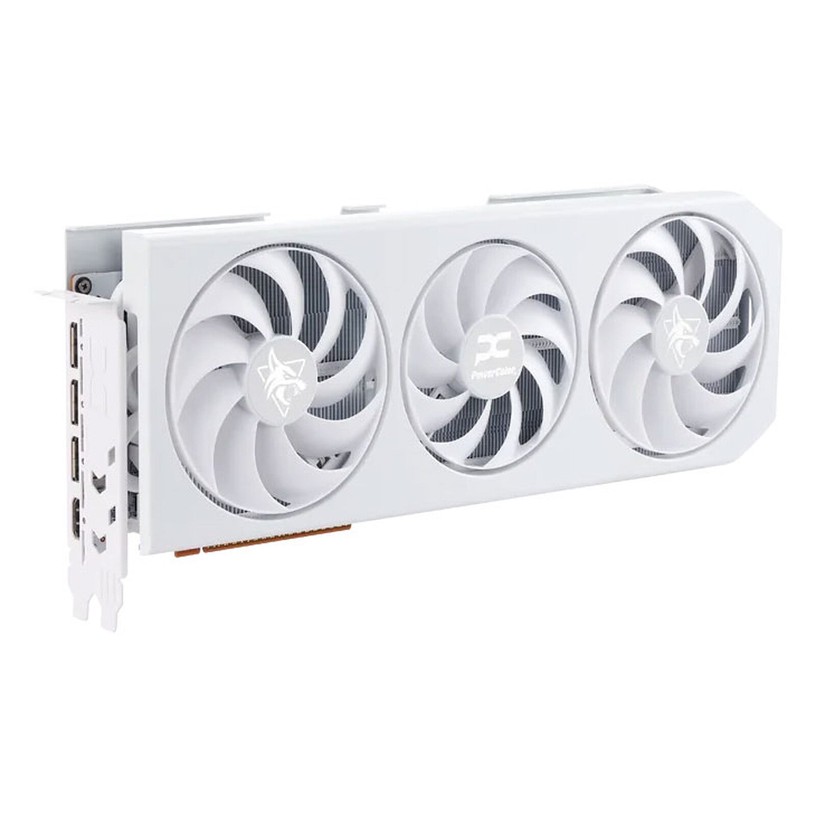 PowerColor Hellhound Spectral White AMD Radeon RX 9070 XT 16 Go