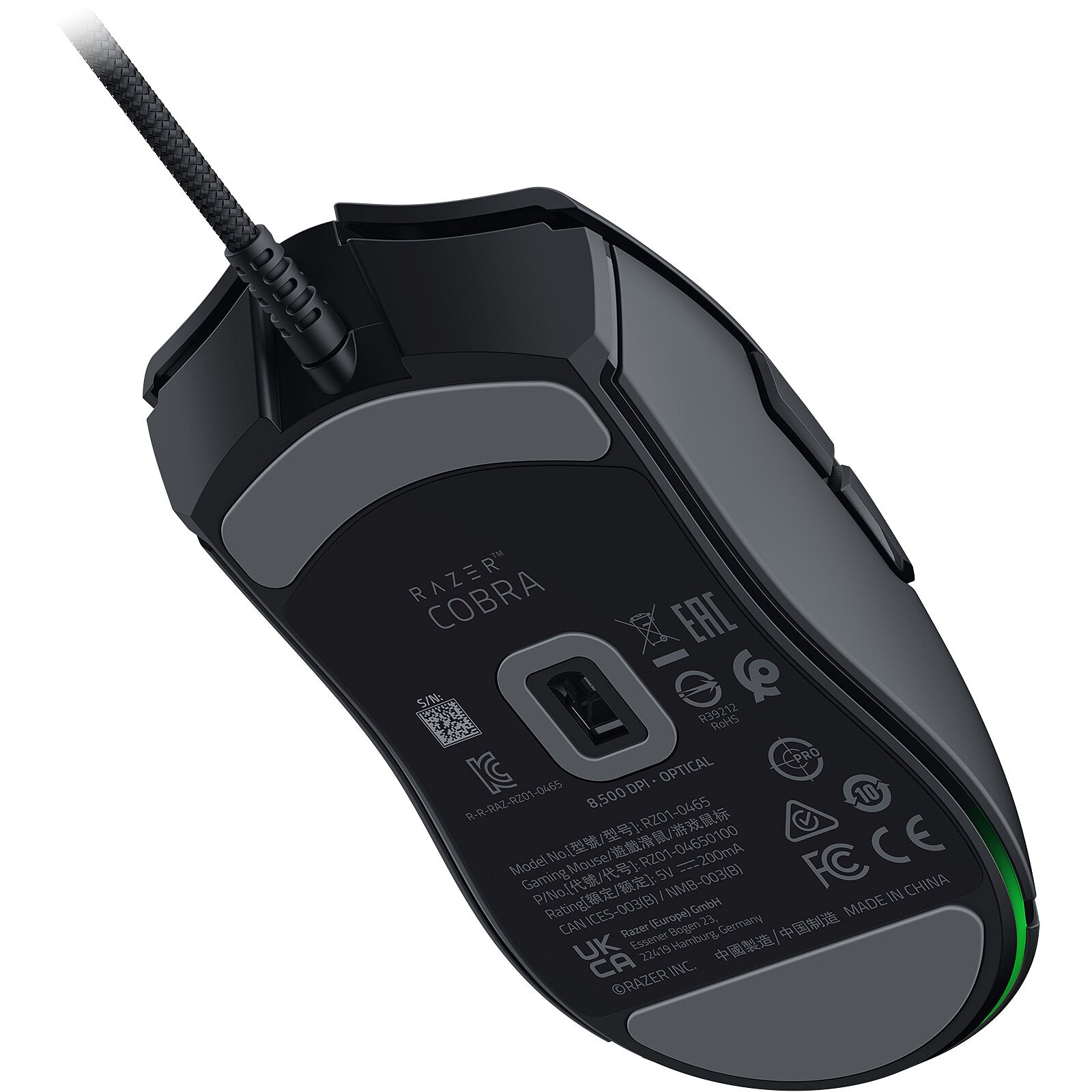 Souris Razer Cobra 8500 DPI Haute Précision pour Gaming