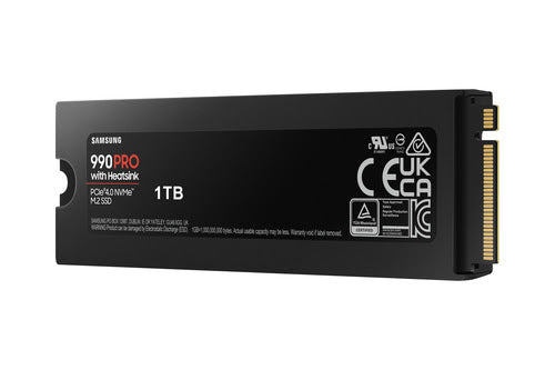 Samsung SSD 990 PRO M.2 PCIe 4.0 NVMe 1To avec Dissipateur Noir