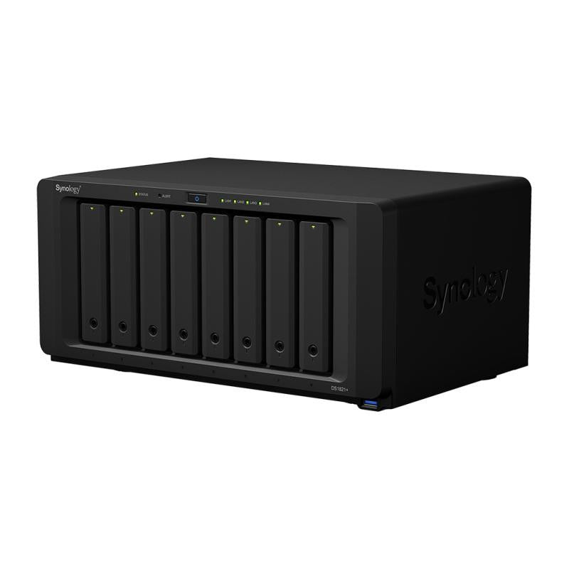 Serveur NAS 8 Baies Synology DiskStation DS1821 Plus Puissant et Facile à Utiliser