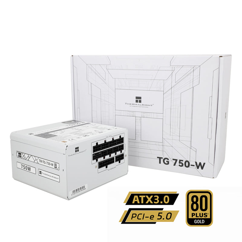 Thermalright TG 750W 80+ Gold ATX3.0 - Blanc