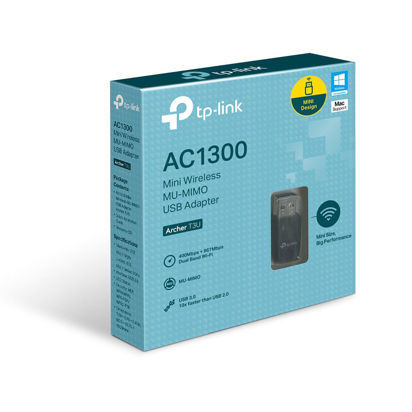 TP-Link Archer T3U Adaptateur Wi Fi Dual Bande 1200 Mbps