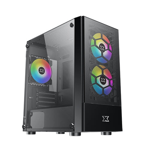 Xigmatek Oreo RGB Noir - Boîtier PC Elegant et Lumineux