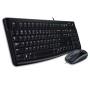 Clavier+Souris Logitech MK120 Filaire Noir