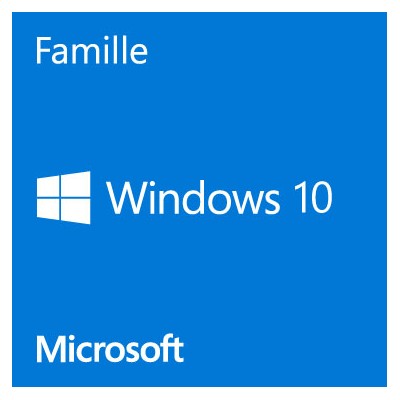 Microsoft Windows 10 Famille 64bits OEM Pack de 1