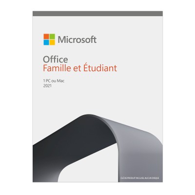 Microsoft Office Famille et Etudiant 2021 Europe