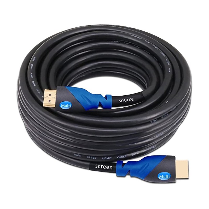Câble HDMI 1.4 20M PLAQUÉ OR 