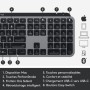 Logitech MX Keys sans fil pour Mac Gris