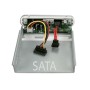 Boîtier externe 3.5'' SATA IDE USB v2.0 Argent
