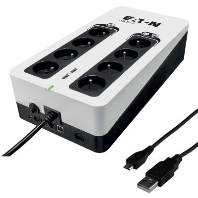 Eaton 3S 850 FR (Gen 2) + Câble USB 2.0 vers Micro USB Type AB (Mâle/Mâle)- 1