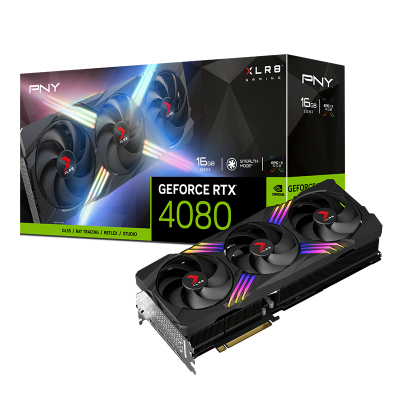 PNY GeForce RTX 4080 16GB XLR8 Gaming VERTO EPIC-X RGB Triple Fan