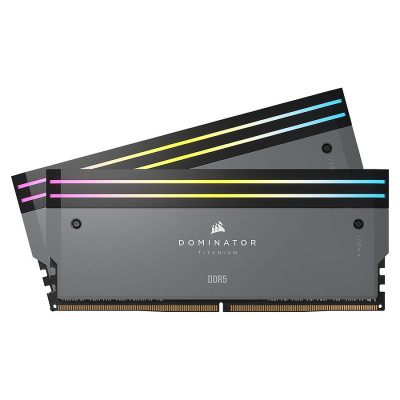 CORSAIR DOMINATOR TITANIUM 64GB (2x32GB) DDR5 6000 CL30-36-36-76 1.4V AMD EXPO & Intel XMP - Grey