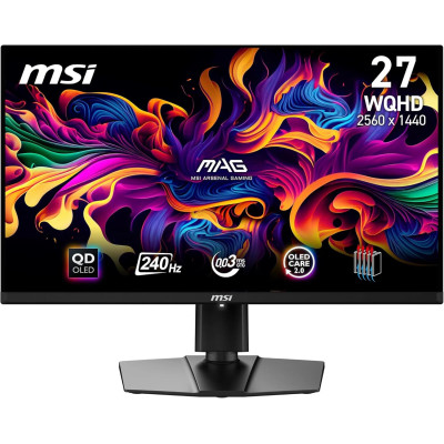 MSI MAG 26.5'' QD-OLED 271QPX 240Hz Quad HD 0,03ms - Noir