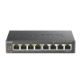 D-Link DGS 1008P - 4 x 10/100/1000 (PoE) + 4 x 10/100/1000