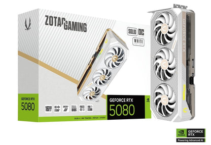 ZOTAC Gaming GeForce RTX 5080 SOLID OC White Edition 16GB