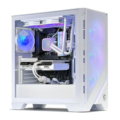 PC Gamer Blanc ICEFALL - AMD Radeon RX 9070 XT 16 Go