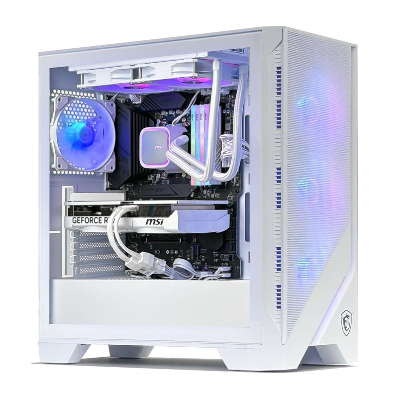 PC Gamer Blanc ICEFALL - AMD Radeon RX 9070 XT 16 Go